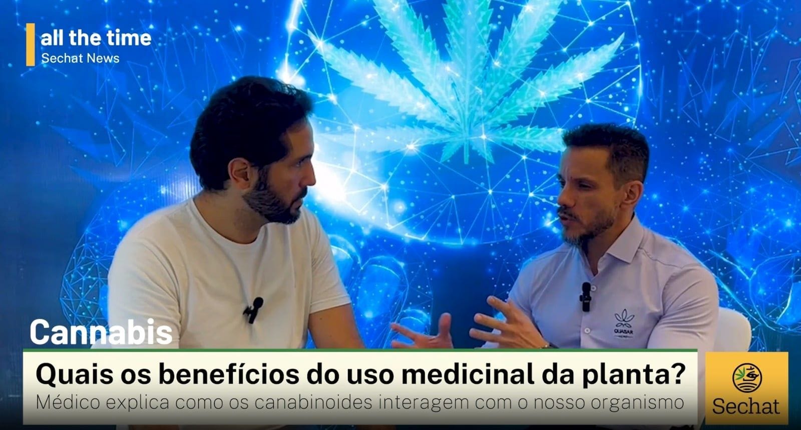 "Cannabis é a terceira substância mais consumida no mundo", diz médico
