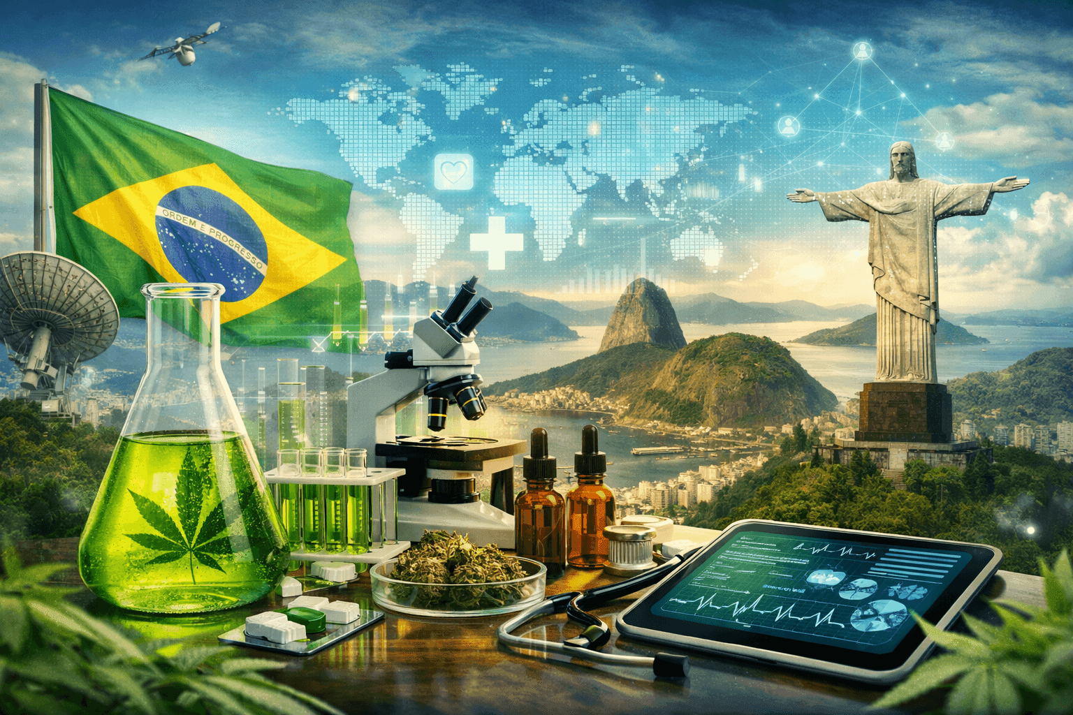 O Brasil como o Laboratório do Mundo: Exportando Inteligência em Cannabis Medicinal