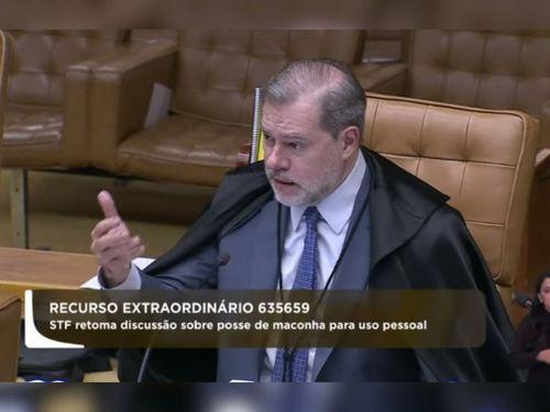 Toffoli vota para manter criminalização do Porte de Drogas; placar fica 5 a 4