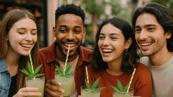 Geração Z e millennials trocam álcool por bebidas de cannabis nos happy hours