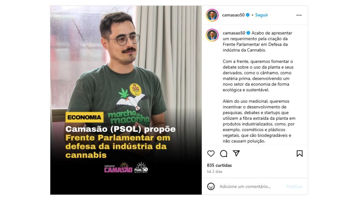 vereador Leonel Camasão (PSOL) 