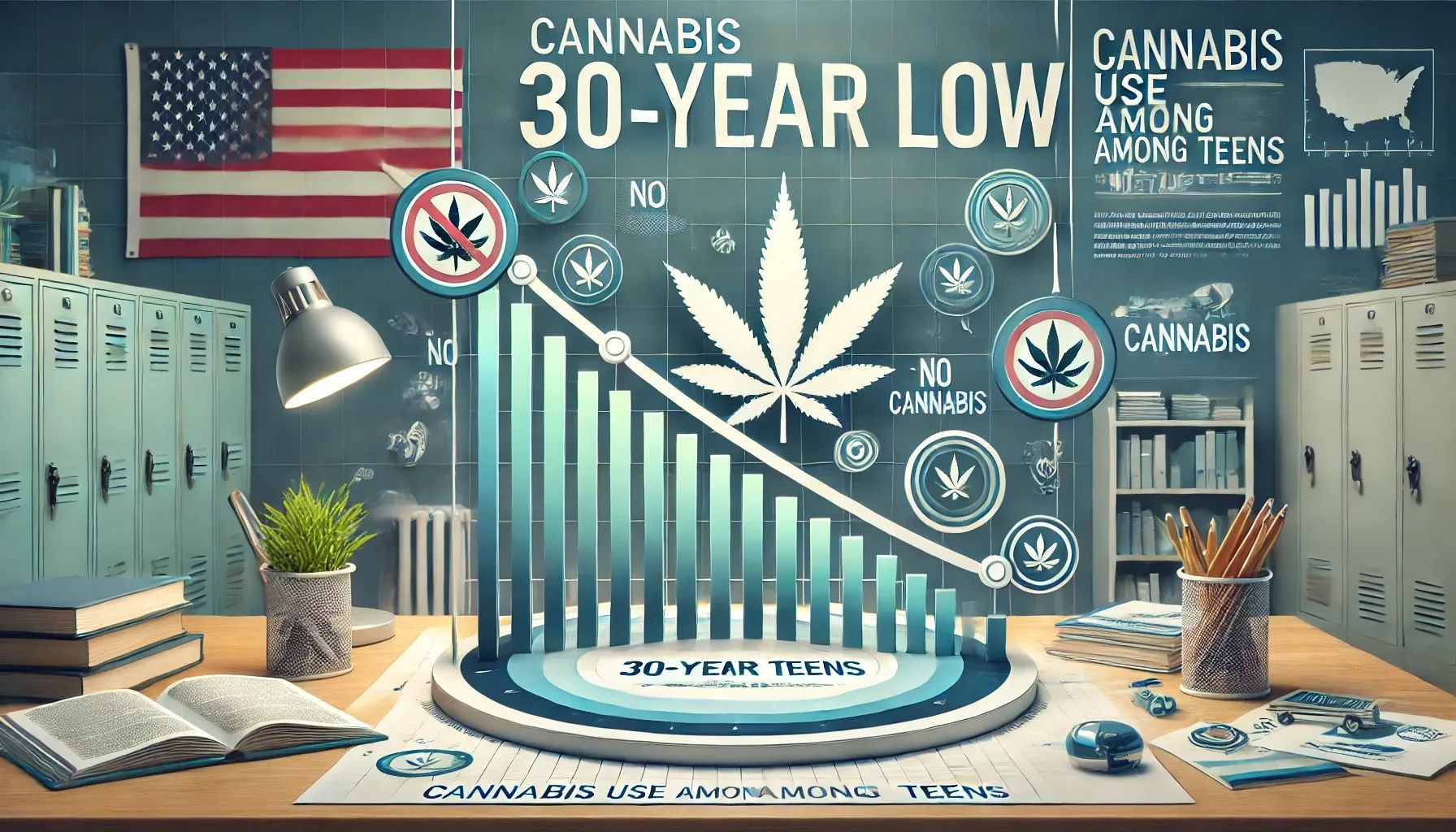Uso de cannabis entre adolescentes atinge nível mais baixo em 30 anos nos EUA