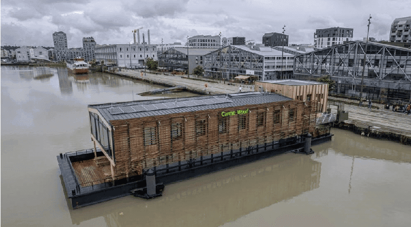 Empresa portuguesa cria escritório flutuante de cânhamo na França