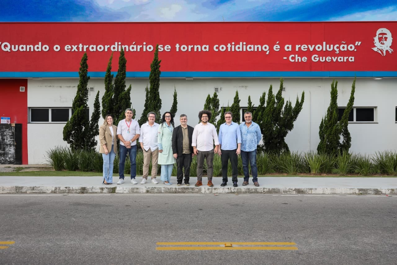Diretor da Anvisa, Thiago Campos, durante visita técnica em Maricá para discutir o projeto de cannabis medicinal no município. Crédito: Elsson Campos / Prefeitura de Maricá