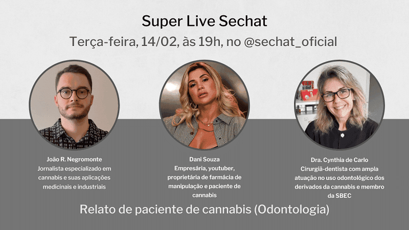 Live desta terça recebe Danielle Souza e Dra. Cynthia de Carlo