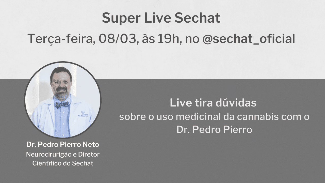 Live tira dúvidas sobre o uso medicinal da cannabis com Dr. Pedro Pierro