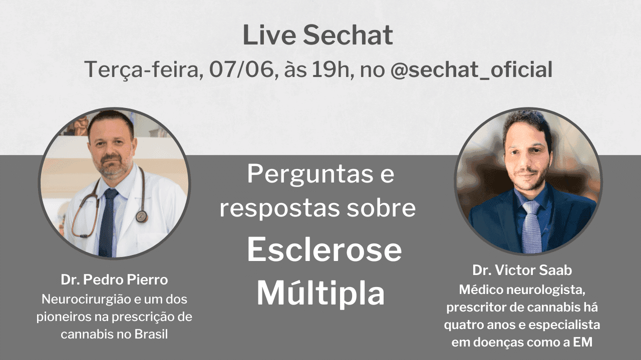 Live: tire suas dúvidas sobre Esclerose Múltipla e o tratamento com cannabis