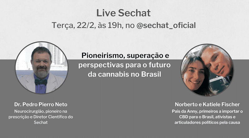 Live traz pioneirismo, superação e perspectivas para o futuro da cannabis no Brasil com Norberto e Katiele Fischer