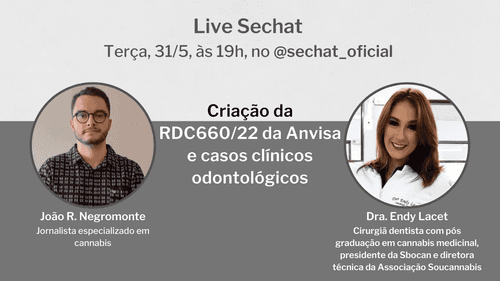 A dentista Dra. Endy Lacet é a convidada da próxima Live Sechat
