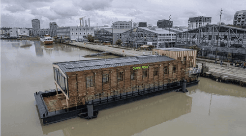 Empresa portuguesa cria escritório flutuante de cânhamo na França