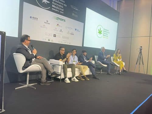 Indústria farmacêutica e a indústria da cannabis medicinal aquecem o debate no painel de abertura do CBCM 2023
