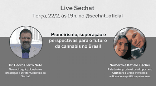 Live traz pioneirismo, superação e perspectivas para o futuro da cannabis no Brasil com Norberto e Katiele Fischer
