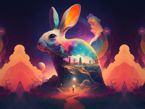 "On the Rabbit Trail": discover the psychedelic universe with Lorenzo Rolim