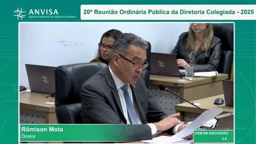 Imagem da noticia: Anvisa suspende revisão da RDC 327 após pedido de vista de diretor